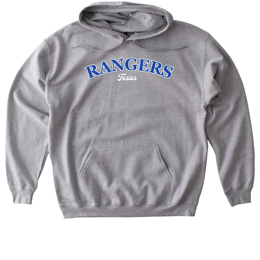 Vintage Rangers, a Sport Grey Gildan Softstyle Pullover Hoodie