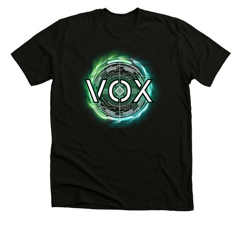 VOX - Updated Logo, a Solid Black Blend Premium Unisex Tee