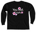 You Call, I Run (white) sweatshirts & hoodies, a Black Comfort Colors Long Sleeve Tee