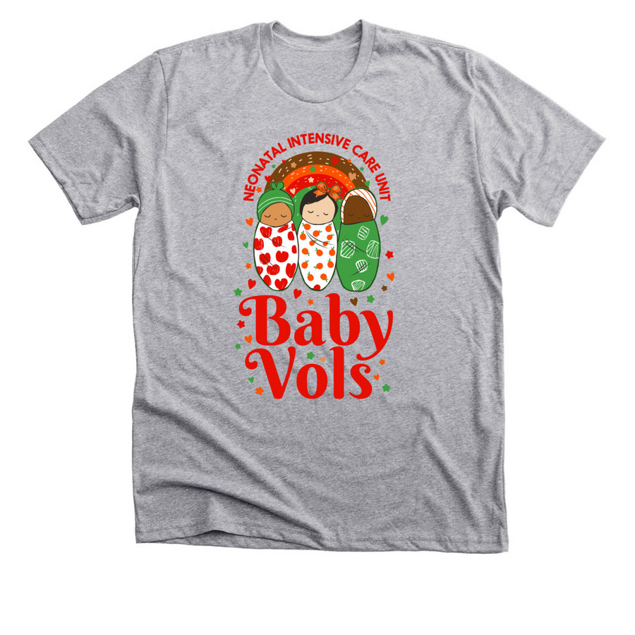 Christmas Baby Vols&nbsp;, a Athletic Heather Premium Unisex Tee
