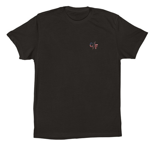 CCF Goes Patriotic, a Black Premium Cotton Tee