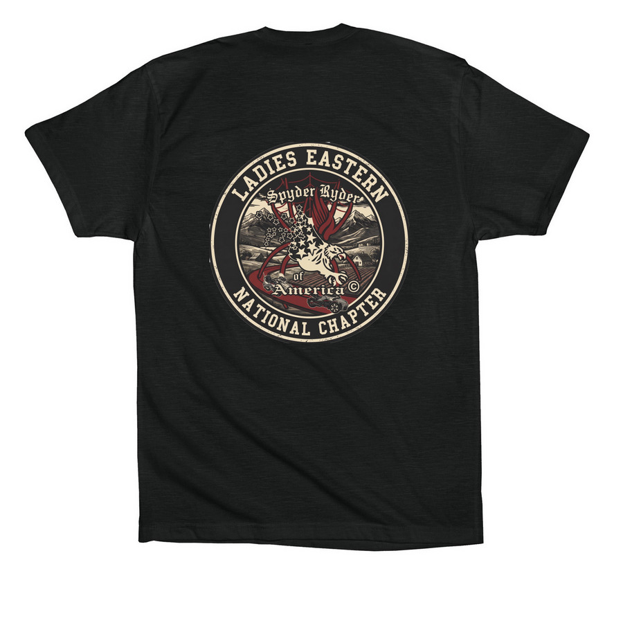 Fuel the Soul, a Vintage Black Premium Cotton Tee (back-view)