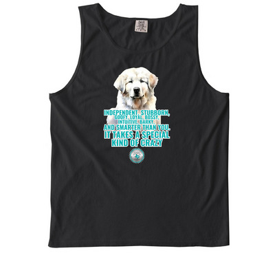 TGPR 25th Anniversary Ts #4: Kind of Crazy, a Black Comfort Colors Tank Top