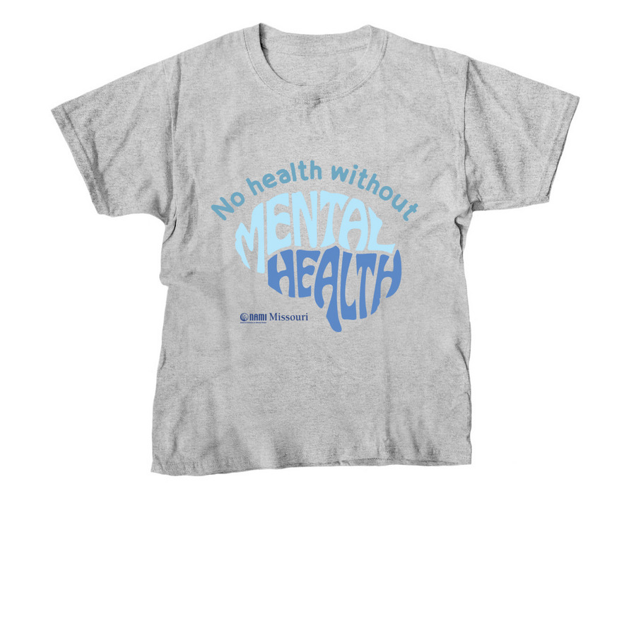 No Health Without Mental Health, a Sport Grey Youth Unisex Tee