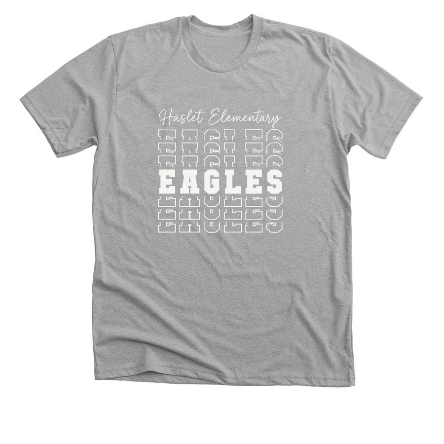 Haslet Spirit, a Athletic Heather Premium Unisex Tee