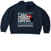 Zip Ups (Women/Unisex Sizes), a French Navy Stanley/Stella Women?s Stella Ida Zip Up Pullover Hoodie (back-view)