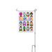 2026 Taylor Pride Yard Flag, a White 12" x 18" Yard Flag with Stake