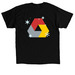 461 Menorah, a Black Classic Unisex Tee (back-view)