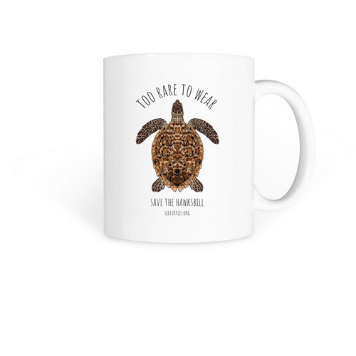 Hawksbill Mug, a White Coffee Mug