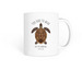 Hawksbill Mug, a White Coffee Mug