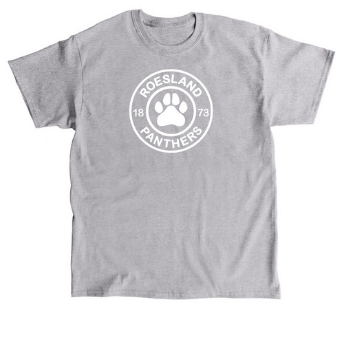 Classic Roesland White (100% cotton), a Sport Grey Classic Unisex Tee
