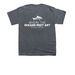 2026 Sharkapalooza Signature Logo Tee, a Dark Heather Youth Unisex Tee (back-view)