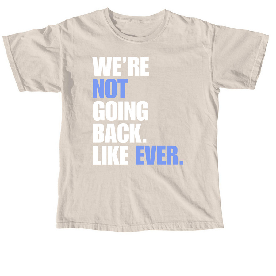 Kamala / TSwift Support Tee Light Text, a Ivory Comfort Colors Unisex Tee