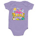 Skylar Rose?, a Lavender Infant Onesie (back-view)