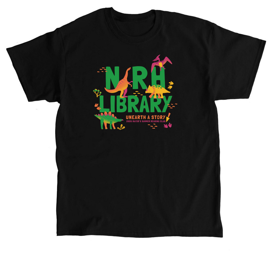 2026 NRH Summer Reading T-Shirt, a Black Classic Unisex Tee