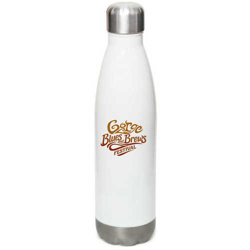 Gorge Blues and Brews&nbsp;, a White Stainless Steel Water Bottle
