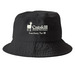 Ivory CAS Logo Hats, a Black Printed Bucket Hat