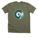 Crane Design, a Heather Olive Premium Unisex Tee