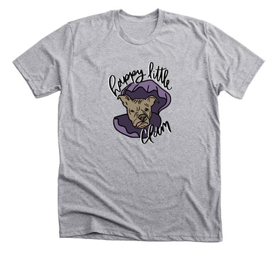 Happy little clam&nbsp;, a Athletic Heather Premium Unisex Tee