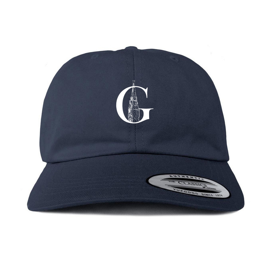 GUASFCU Baseball Cap (Navy - G), a Navy Printed Classic Baseball Cap