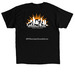 DTR Launch, a Black Classic Unisex Tee (back-view)