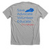 Kentucky S.A.V.E., a Athletic Heather Premium Unisex Tee (back-view)