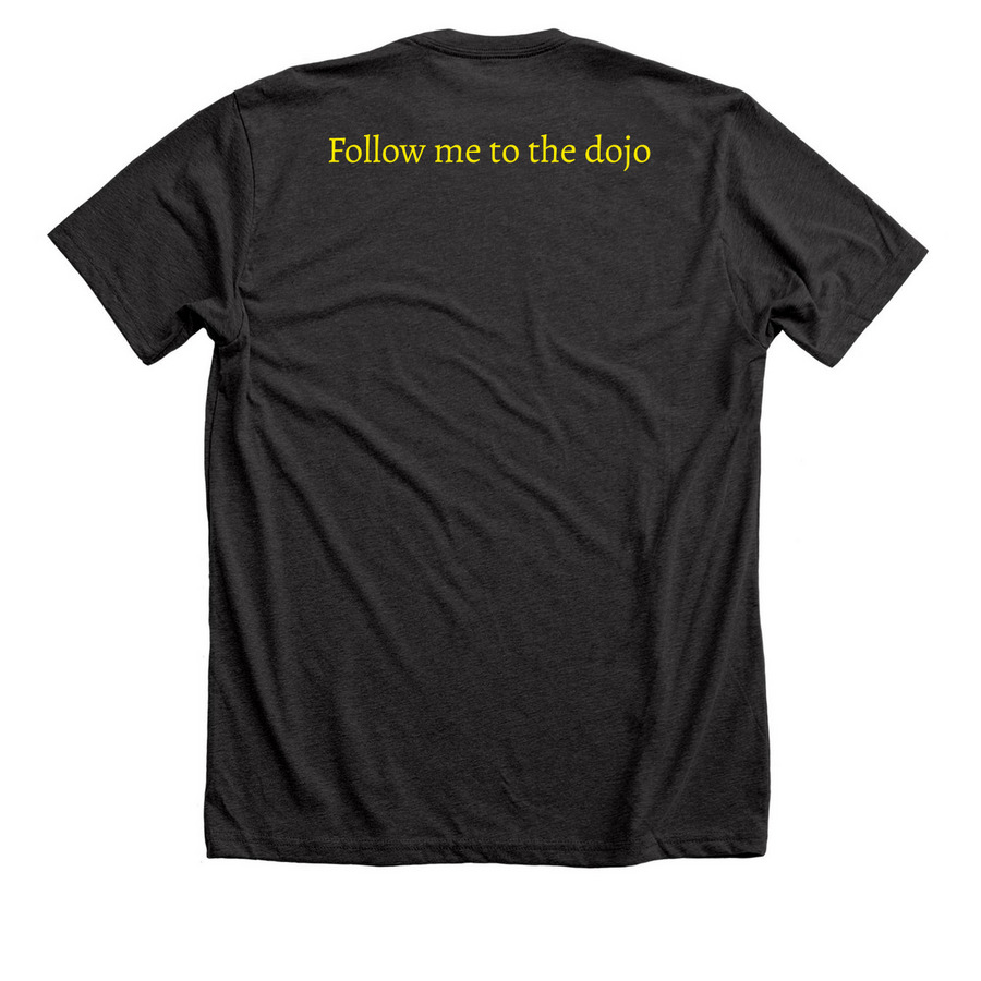 Is it in you?, a Dark Grey Heather Premium Unisex Tee (back-view)