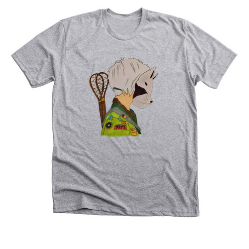 Player Graffiti, a Athletic Heather Premium Unisex Tee