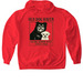 ODH Bear & Mimmo, a Red Gildan Softstyle Pullover Hoodie