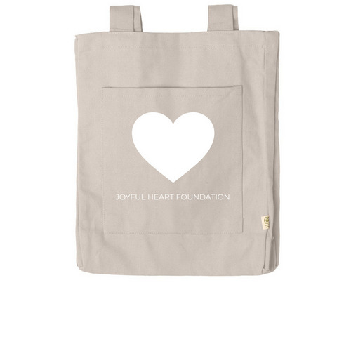 White Heart Tote, a Pumice Reclaimist Everywhere Tote Bag