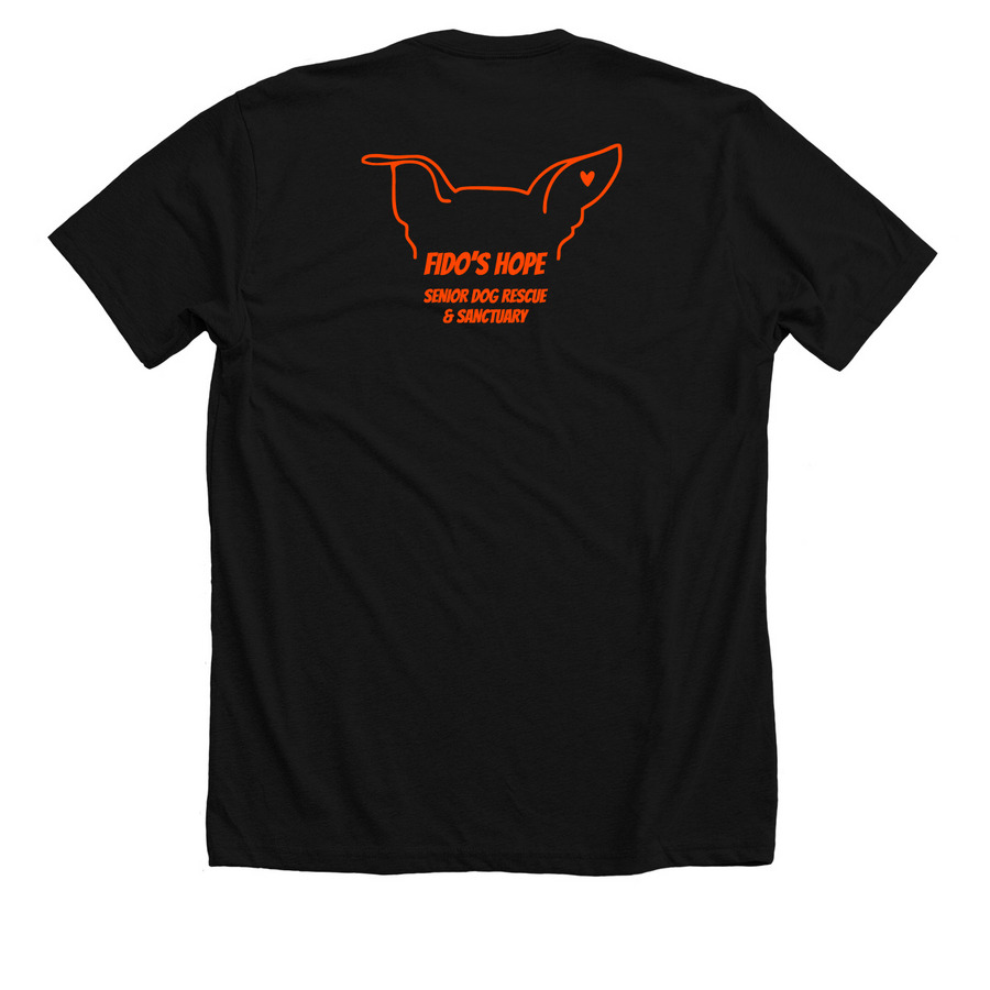 A Eugene Halloween, a Solid Black Blend Premium Unisex Tee (back-view)