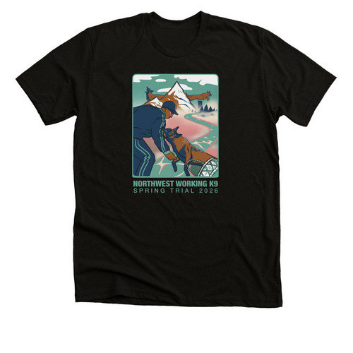 NWWK9 Spring 2026 Front Only, a Black Heather Premium Unisex Tee