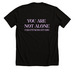 SFAC 2026, a Solid Black Blend Premium Unisex Tee (back-view)