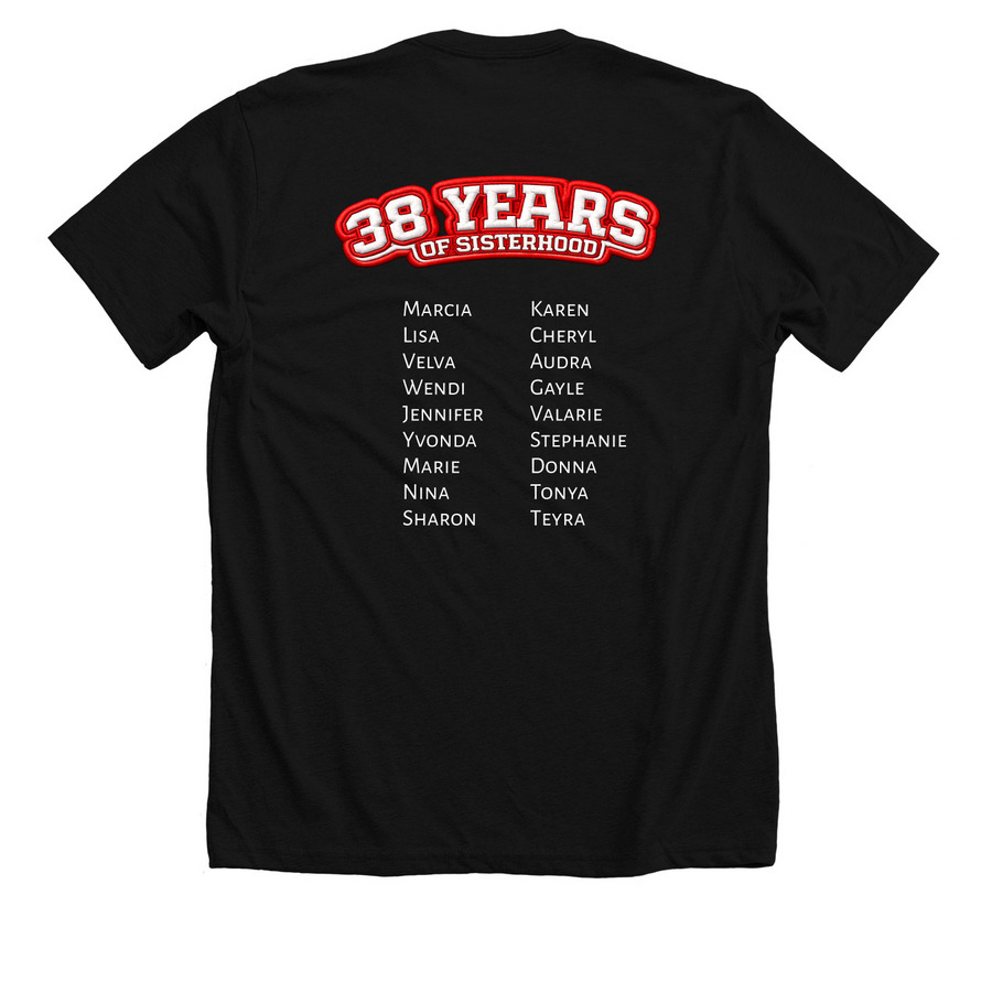 ELITE 18, a Solid Black Blend Premium Unisex Tee (back-view)