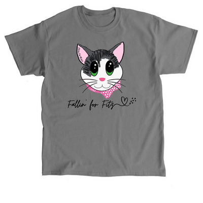 Fallin? for Fitz ?, a Charcoal Classic Unisex Tee