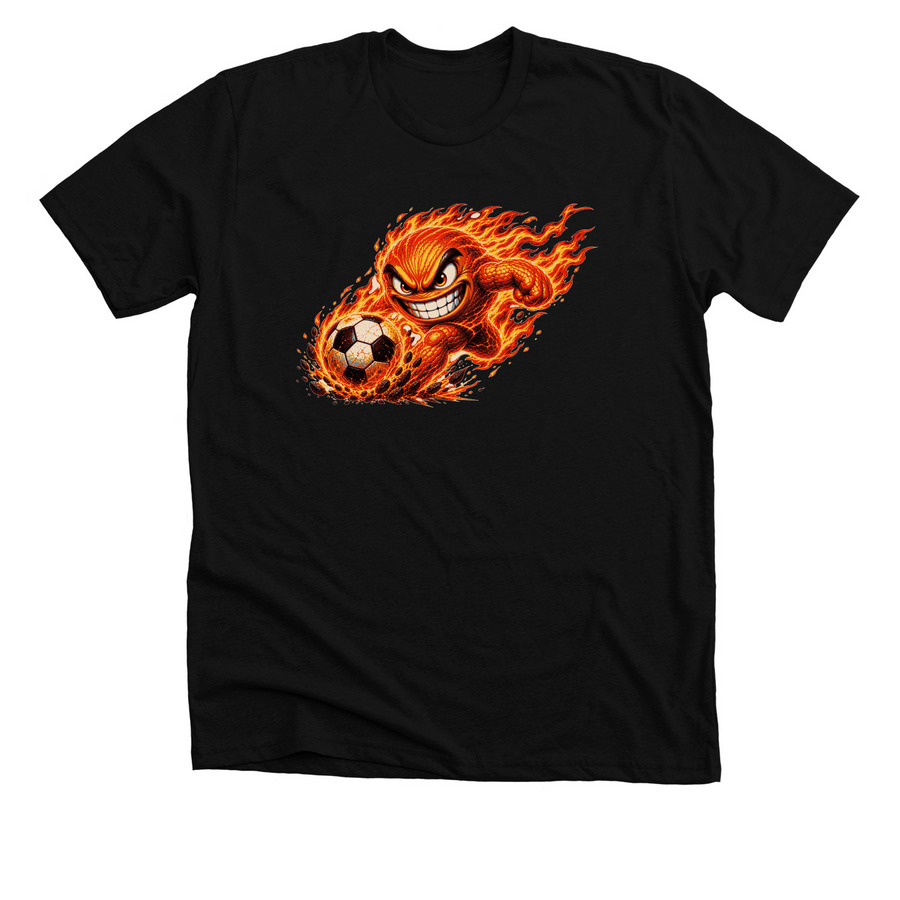 FIREBALLS DUDE, a Solid Black Blend Premium Unisex Tee