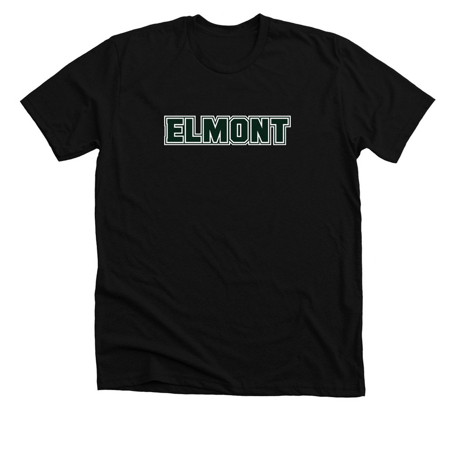 Elmont Tee/Hoodie/Crewneck&nbsp;, a Solid Black Blend Premium Unisex Tee