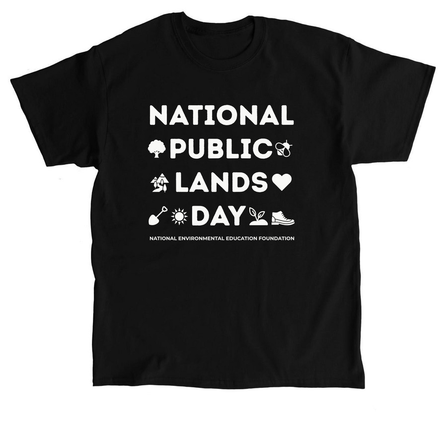 Nature Type (Dark), a Black Classic Unisex Tee