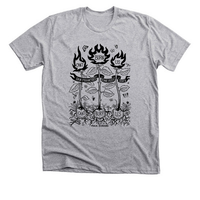 SF Zine Fest 2023 Guest of Honor Tee Shirt, a Athletic Heather Premium Unisex Tee