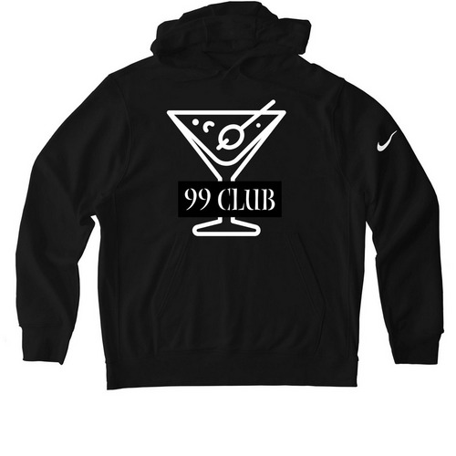 Nike 99 Club Hoodie, a Black Nike Club Fleece Pullover Hoodie
