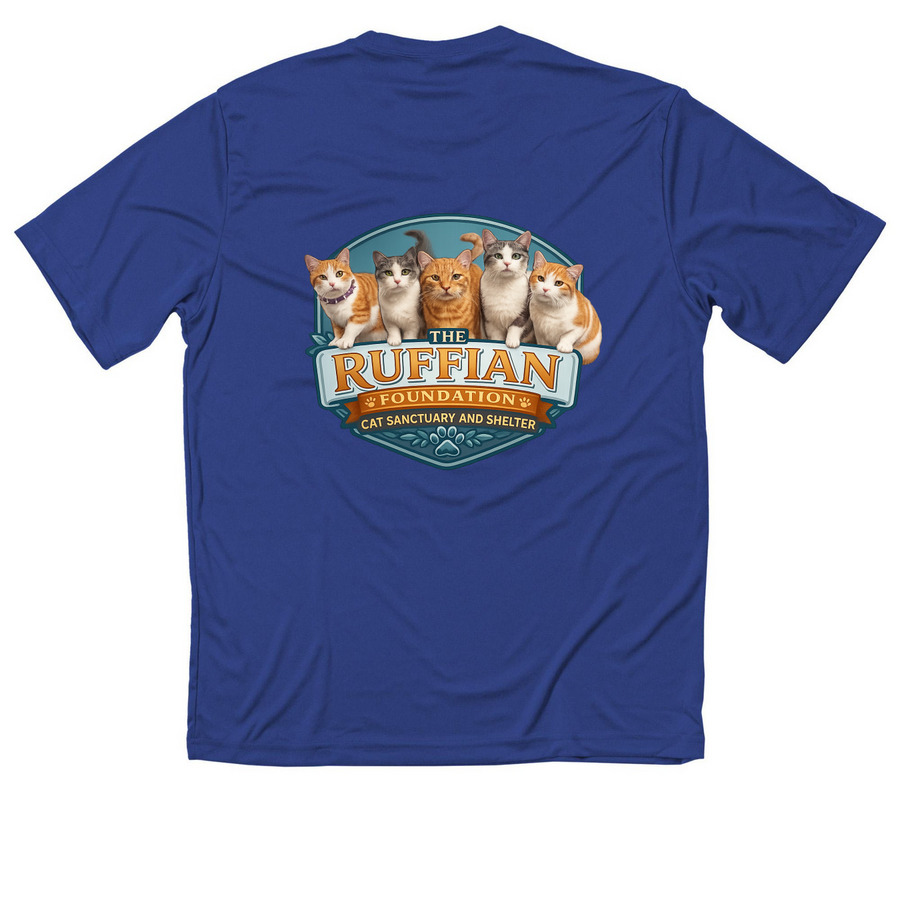 Paw-formance Wear, a True Royal Classic Performance Tee (back-view)