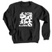 OG SCPA Alumni Logo ? Black, a Black Crewneck Sweatshirt