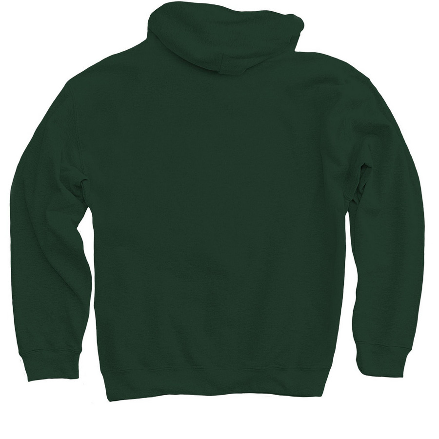 Pollinator Steward Certified!, a Forest Green Pullover Hoodie (back-view)