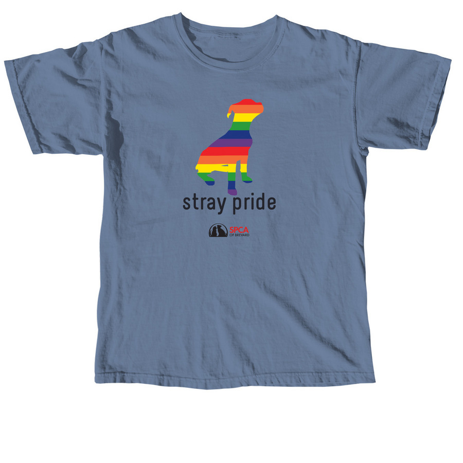Stray Pride - Dog, a Blue Jean Comfort Colors Unisex Tee