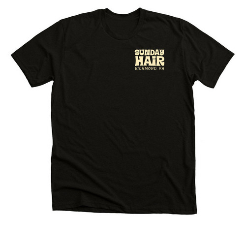 Sunday Hair Studio, a Black Heather Premium Unisex Tee