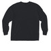 NNA, a Black Comfort Colors Long Sleeve Pocket Tee (back-view)