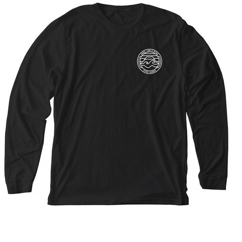 Hook, Line & Sitka Custom Merch, a Solid Black Blend Premium Long Sleeve Tee