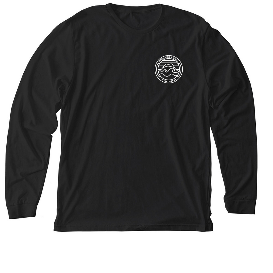 Hook, Line & Sitka Custom Merch, a Solid Black Blend Premium Long Sleeve Tee