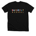 Uniquely Normal T-Shirt, a Solid Black Blend Premium Unisex Tee