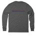 Classic Miracle Fund, a Aluminum Grey Allmade Eco Triblend Long Sleeve Tee (back-view)